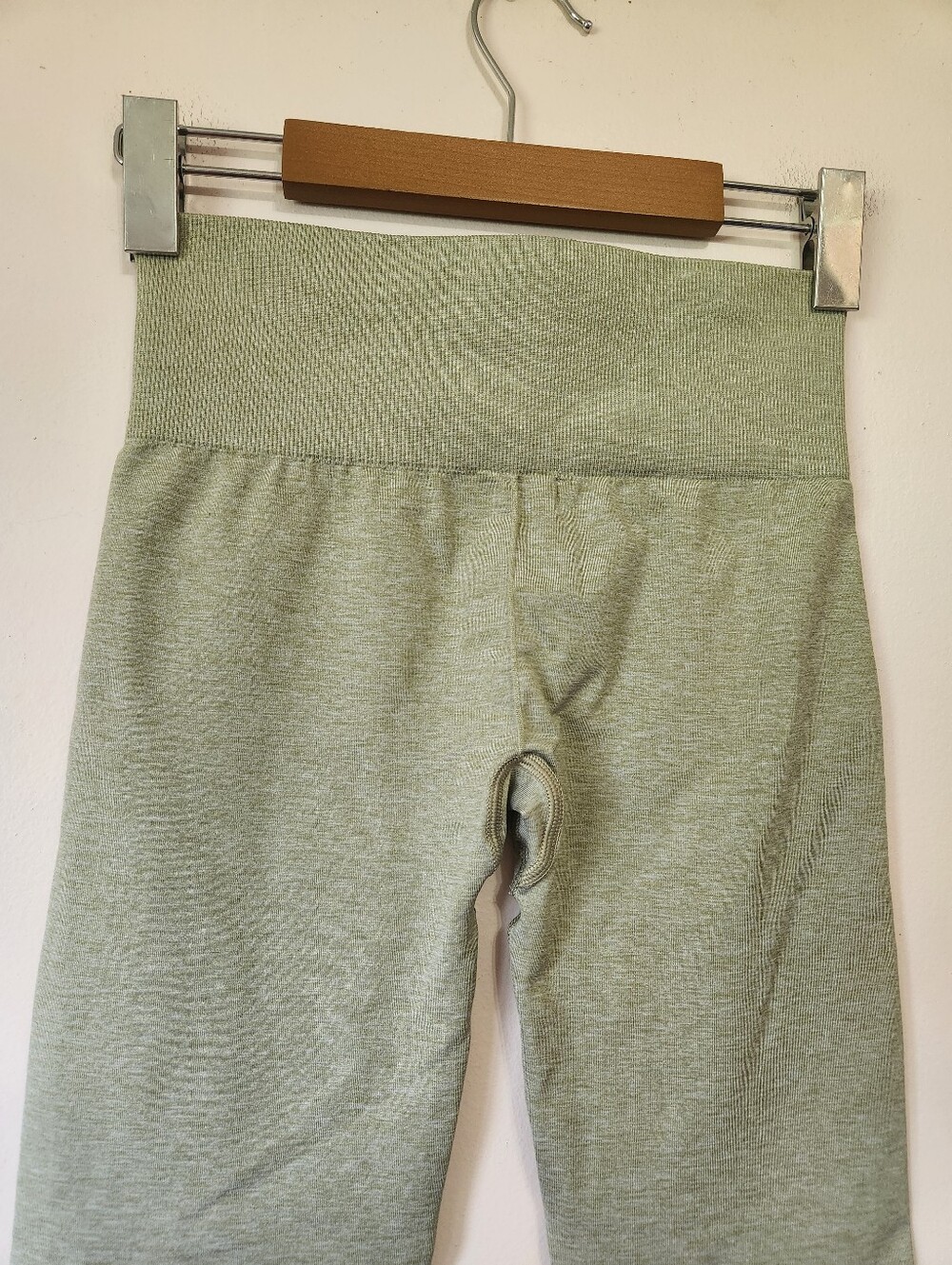 Gymshark Adapt Marl Seamless Leggings Green Size XS High Rise Workout Activewear - Picture 5 of 9